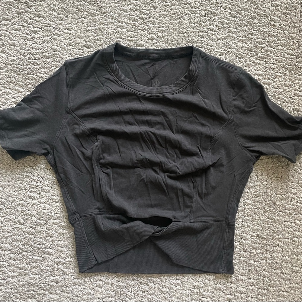Lululemon Athletica Twisted Knot Crop Top